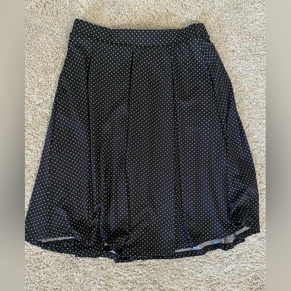 LuLaRoe Dresses & Skirts - Accepting offers- LuLaRoe Black Polka Dot Skirt